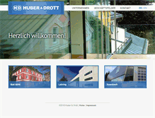 Tablet Screenshot of huberunddrott.com